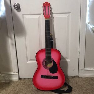 Pink 100% Handmade Guitar